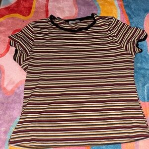 Striped Women's Top - Multicolor